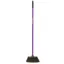 Red Gorilla Poly Yard Broom With Handle in Purple