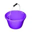 Red Gorilla Plas Feed Bucket 10L in Purple