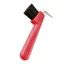 Bitz Hoof Pick Plastic Handle With Brush in Red
