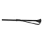 Hy Equestrian Riding Whip with Leather Accessories in Black