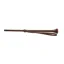 Hy Equestrian Riding Whip with Leather Accessories in Brown