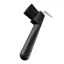 Bitz Hoof Pick Plastic Handle With Brush in Black