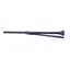 Hy Equestrian Riding Whip with Leather Accessories in Purple